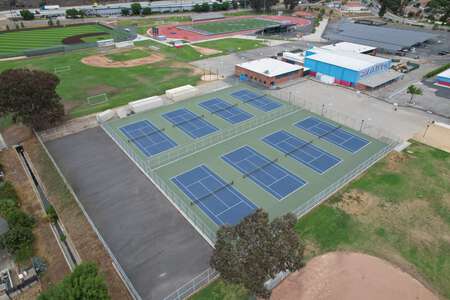 Ganesha High School Tennis Courts in Pomona