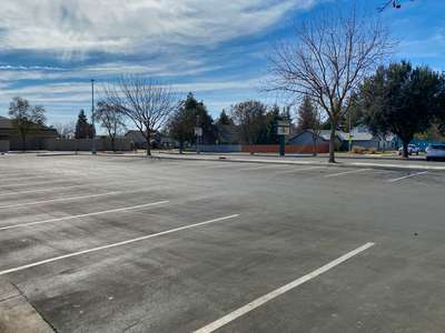 Steinbeck Elementary School Parking Lot in Fresno