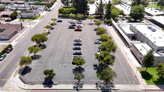 McPherson Magnet School Parking Lot - Visitors in Orange 2