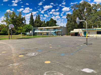 Crocker Riverside Elementary School Outdoor Basketball Courts in Sacramento 2
