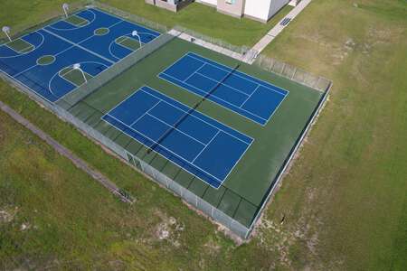 Bayonet Point Middle School Tennis Courts in New Port Richey