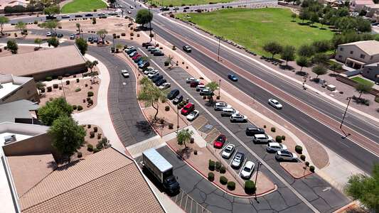 Butterfield Elementary School Parking Lot - Front in Maricopa