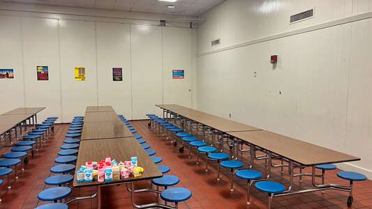 Merrydale Elementary School Cafeteria in Baton Rouge