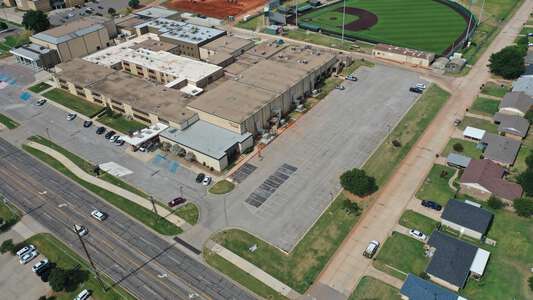 Carl Albert High School Parking Lot - Baseball Stadium in Midwest City 2