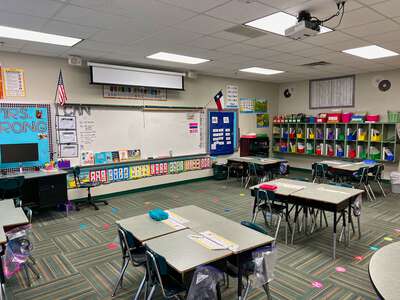 Woodland Springs Elementary School Classroom Standard in Fort Worth