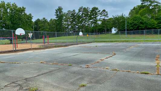 Wingate Elementary School Outdoor Basketball Courts in Wingate