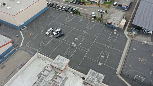 Hosler Middle School Blacktop Soccer Field in Lynwood