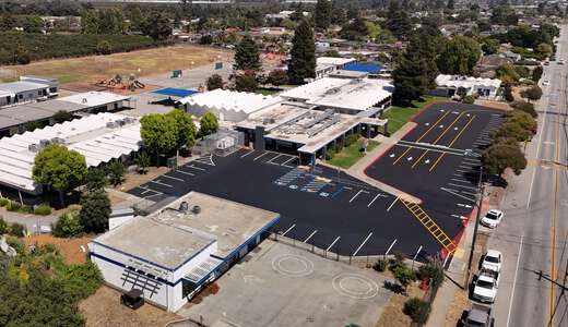 Calabasas Elementary School Parking Lot - Side in Watsonville 2