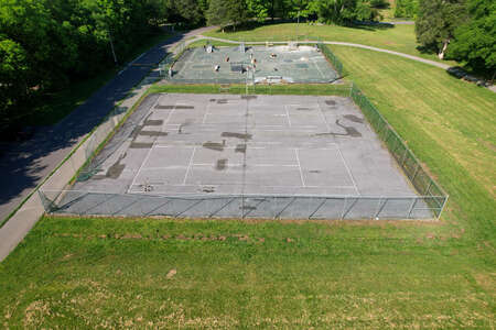 Northwest Middle School Tennis Courts in Knoxville