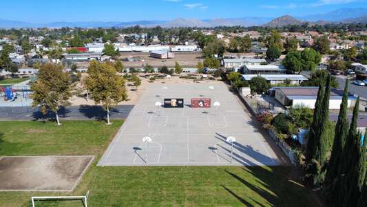 Romoland Elementary School Outdoor Basketball Courts in Menifee