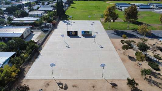 Romoland Elementary School Outdoor Basketball Courts in Menifee