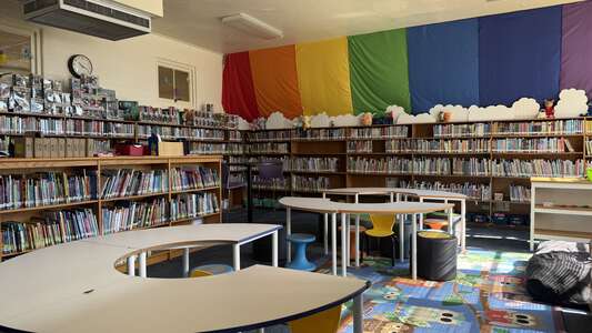 West Handley Elementary School Library in Fort Worth