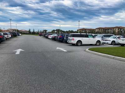 Eagle Creek Elementary School Parking Lot in Orlando 2