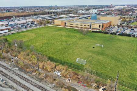 Little Village Lawndale High School Campus Field - Practice in Chicago