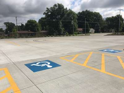 Cassell Park Elementary School Parking Lot in Independence