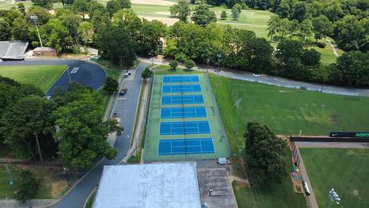 Myers Park High School Tennis Courts in Charlotte 2