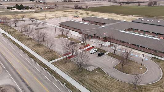 New Horizons Dual Language School Parking Lot - Front in Nampa