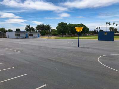 Tuolumne Elementary School Outdoor Basketball Courts in Modesto