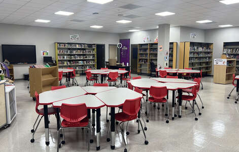 Brusly Middle School Library in Brusly