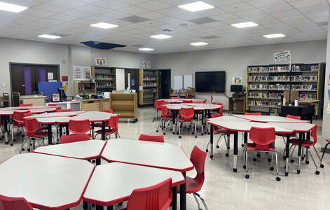 Brusly Middle School Library in Brusly