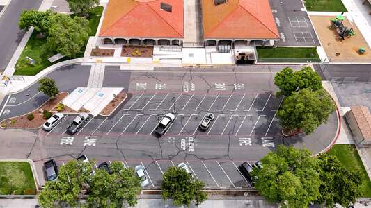 Sam Vaughn Elementary School Parking Lot - Front in Ceres 2