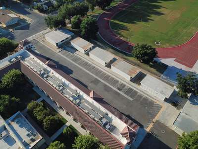 Roosevelt High School Parking Lot - Staff in Fresno