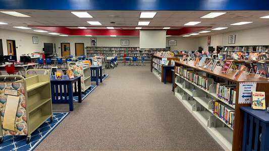 Berkmar Middle School Library in Lilburn 2