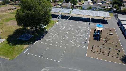 Boyd Elementary School Blacktop / Basketball Courts in Rialto 4
