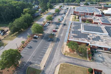 St. Andrews Middle School Parking Lot in Columbia