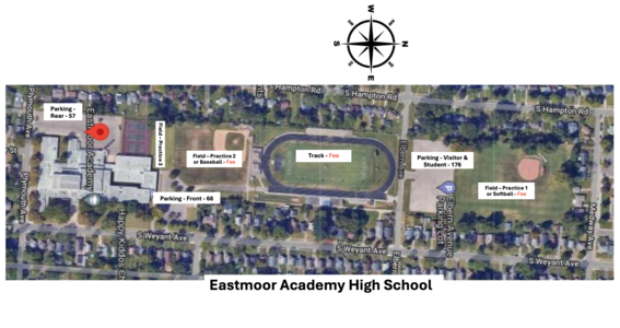 Eastmoor Academy High School Visitor & Student Parking in Columbus 2