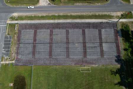 Mowat Middle School Tennis Courts in Lynn Haven