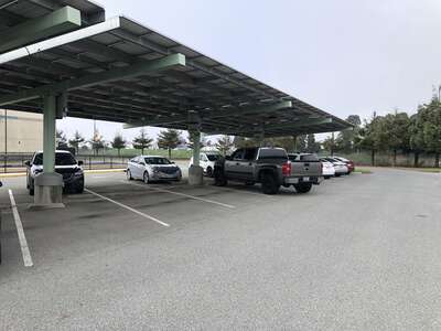 Boronda Meadows Elementary School Parking Lot - Solar Panels in Salinas