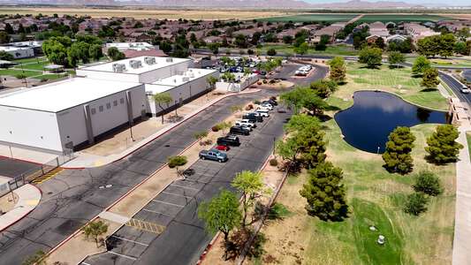 Maricopa Wells Middle School Parking Lot - Side in Maricopa