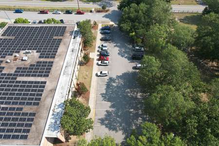 W.G. Sanders Middle School Parking Lot - Side in Columbia