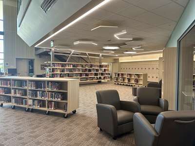 Glover Middle School Library in Spokane