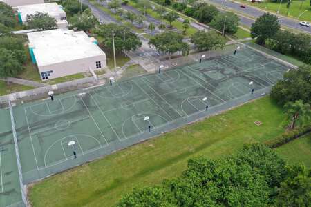 Haile Middle School Tennis Courts in Bradenton 3