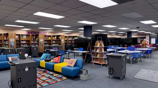 Grantham Academy Library in Houston