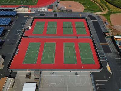 San Mateo High School Tennis Courts (8) in San Mateo