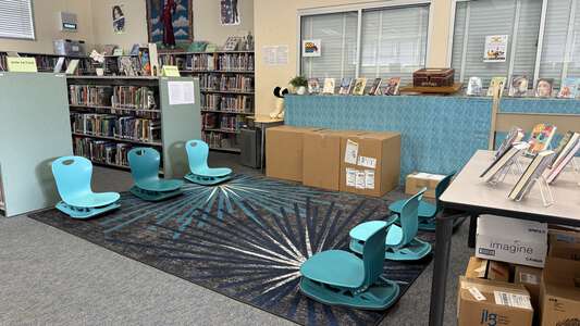Knox Middle School Library in San Diego