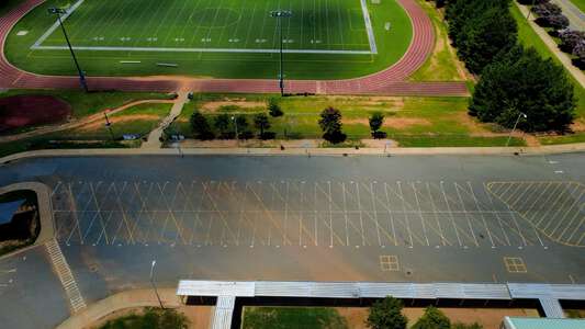 Bailey Middle School Parking Lot - Back in Cornelius 2