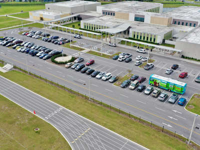Carver Middle School Parking Lot in Orlando