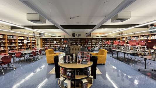 Simons Middle School Library in Pomona