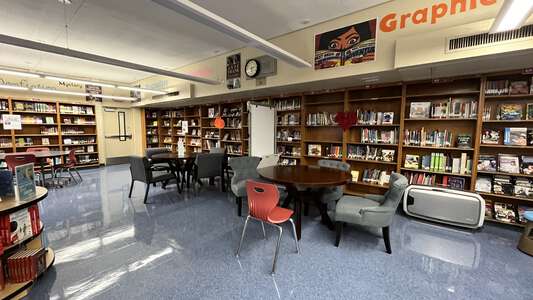 Simons Middle School Library in Pomona