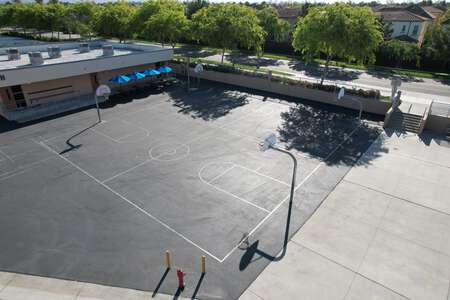Cypress Village Elementary School Outdoor Basketball Courts 1 in Irvine