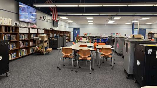 Calusa Elementary School Library in New Port Richey