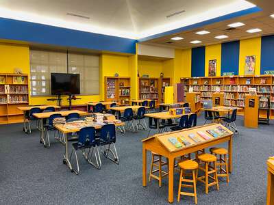 Campbell Elementary School Library in Austin