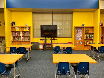 Campbell Elementary School Library in Austin