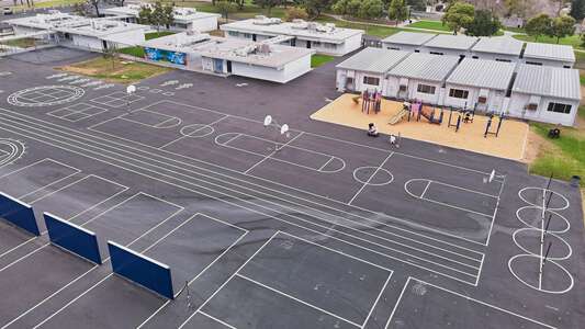 Adams Elementary School (K-6) Outdoor Basketball Courts in Costa Mesa