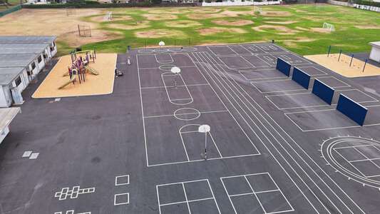 Adams Elementary School (K-6) Outdoor Basketball Courts in Costa Mesa