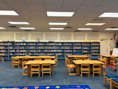 Morningside Elementary School Library in Fort Worth